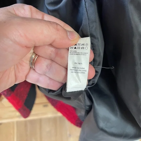 Lucky Brand Buffalo Check Coat | Large - Picture 9 of 13